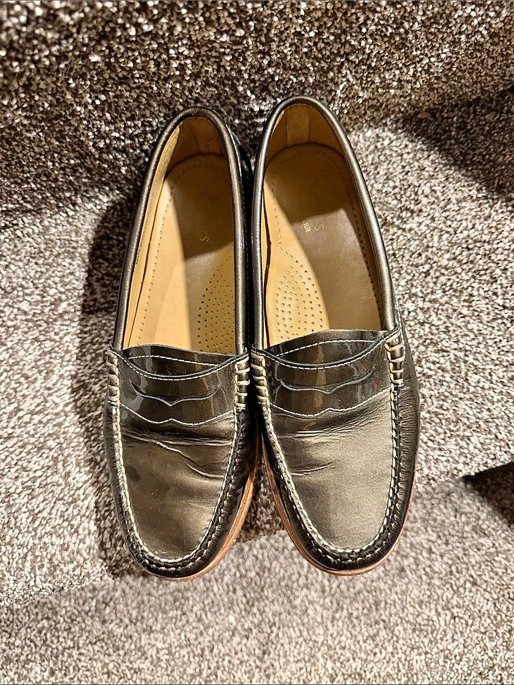 Weejuns metallic Green Loafers